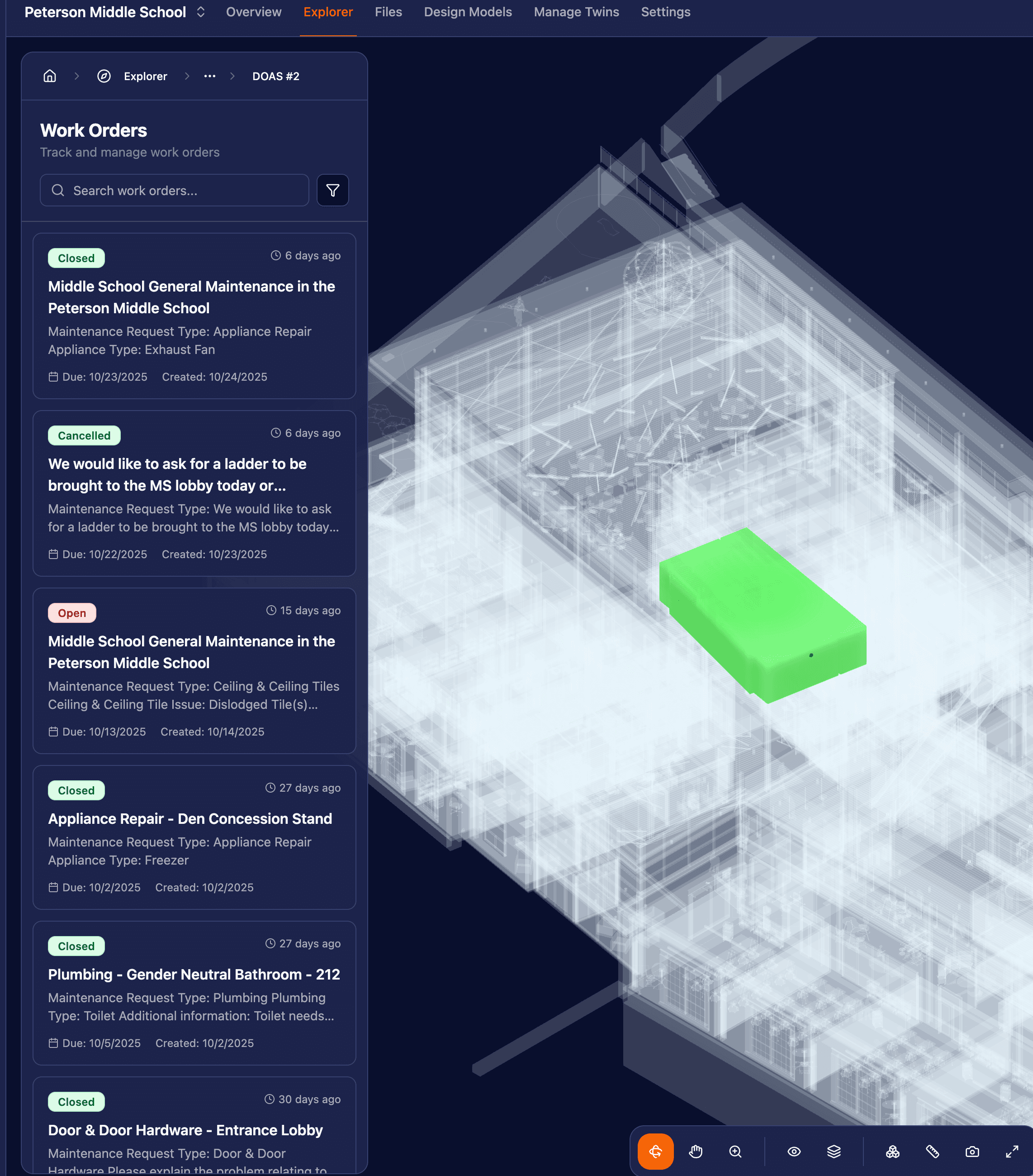 Dedicated Work Order Page 1