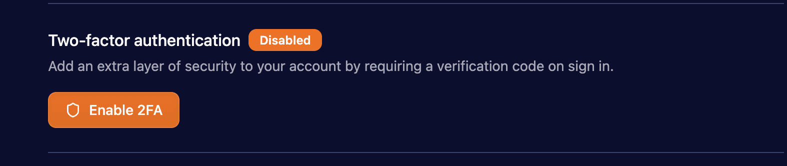 Two-Factor Authentication (2FA) 1