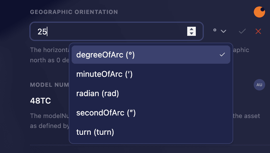 Unit Selector for Properties 1