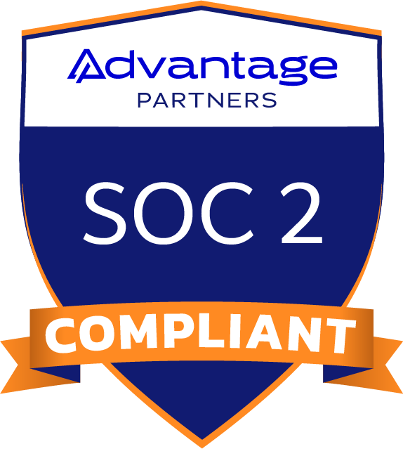 Advantage Partners SOC 2 Compliant badge